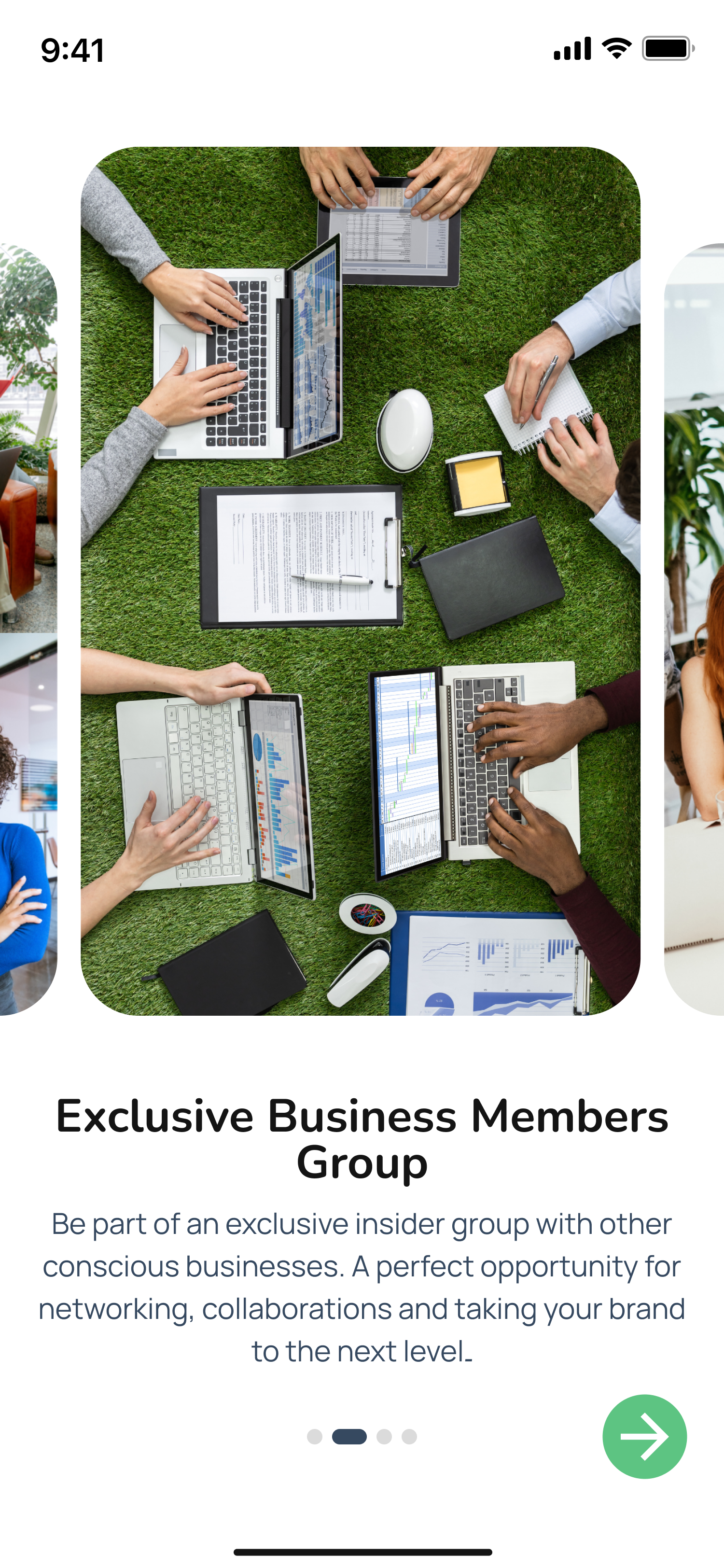 Chance Social Media for Sustainable Living mobile app screen 1