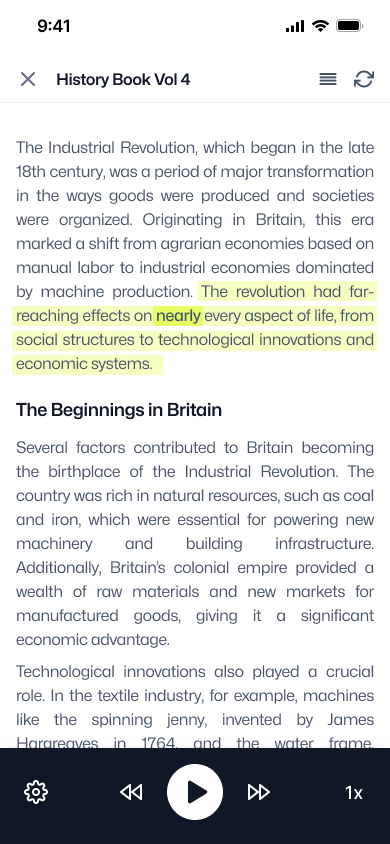 Nimbus AI-Powered Study Companion App mobile app screen 3